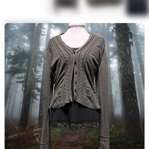 The Limited Charcoal Knit Sweater